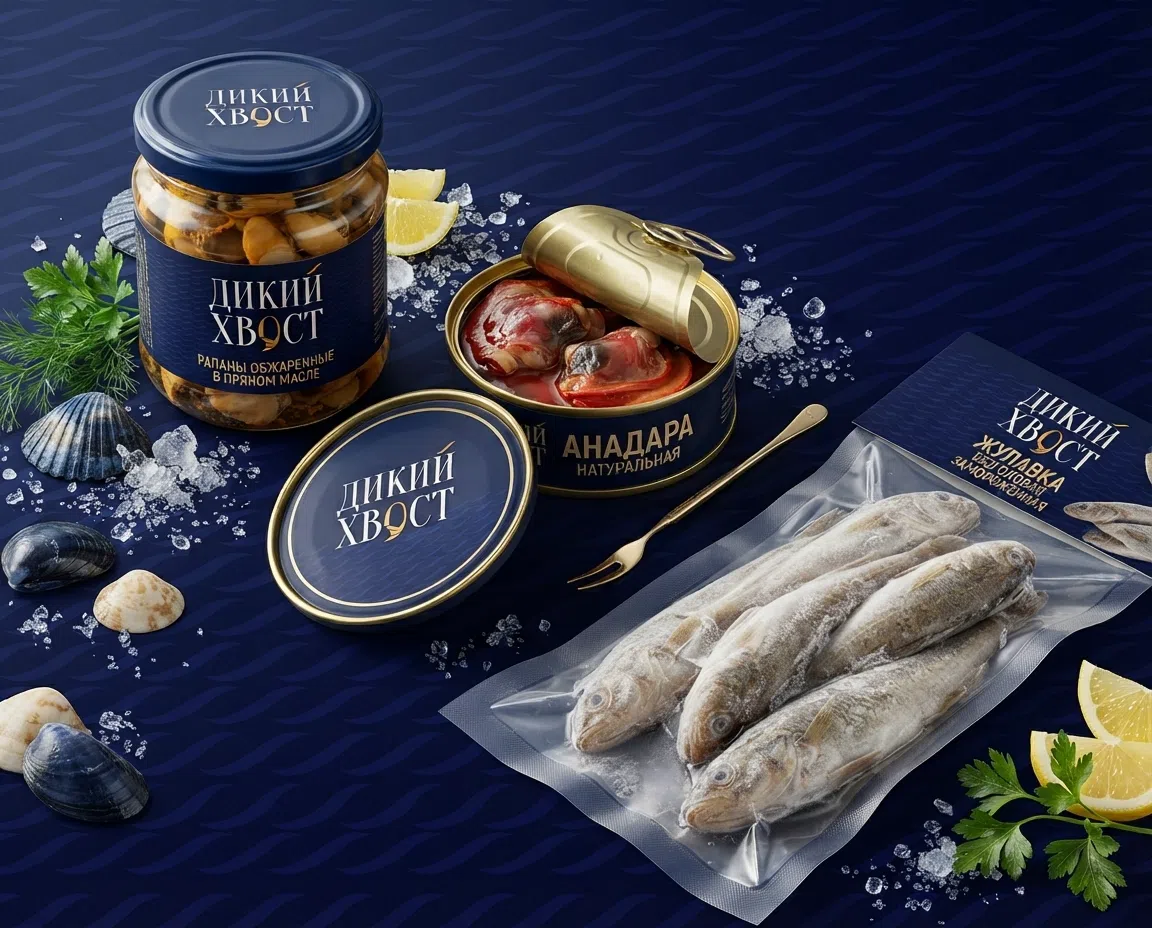Логотип для рыбной продукции