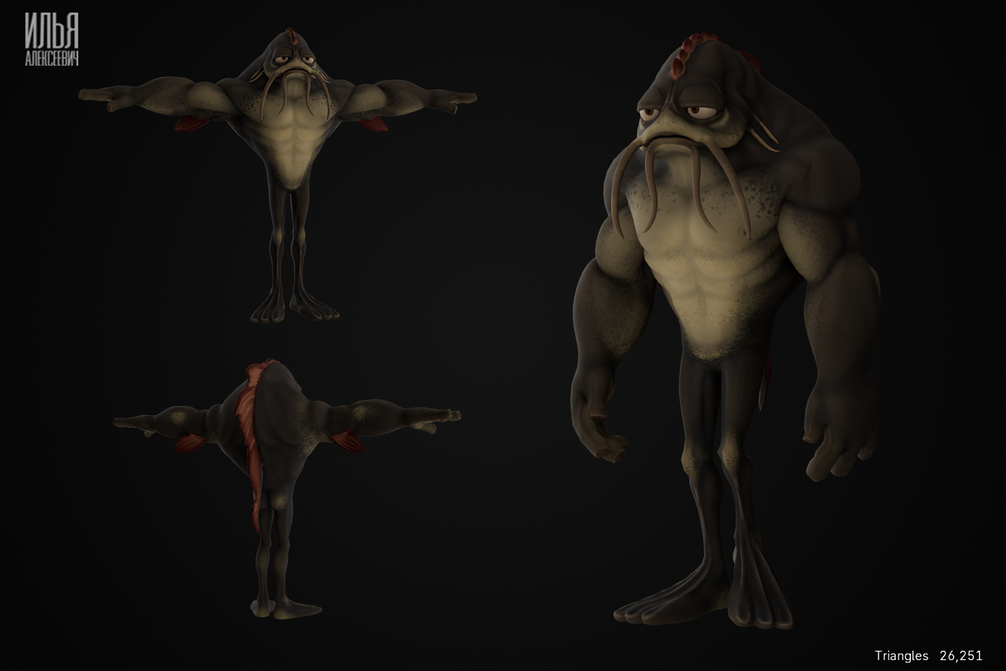 3D Персонаж Sam / 3D Game Character
