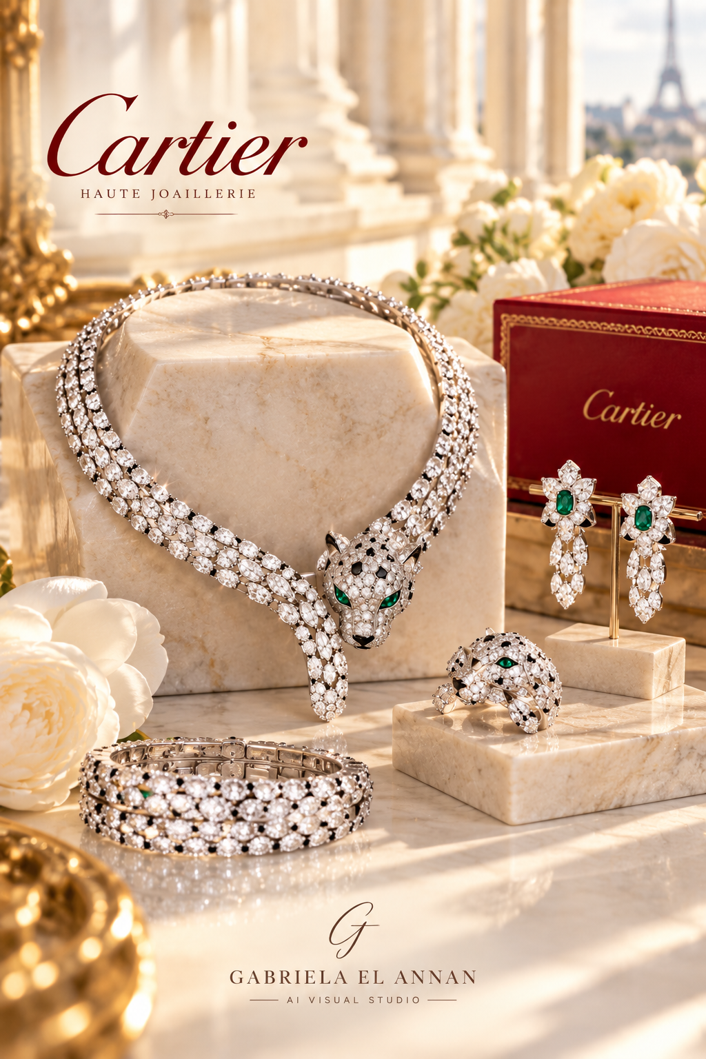 Cartier — рекламная AI-кампания ювелирных украшений | Ivory Royal
