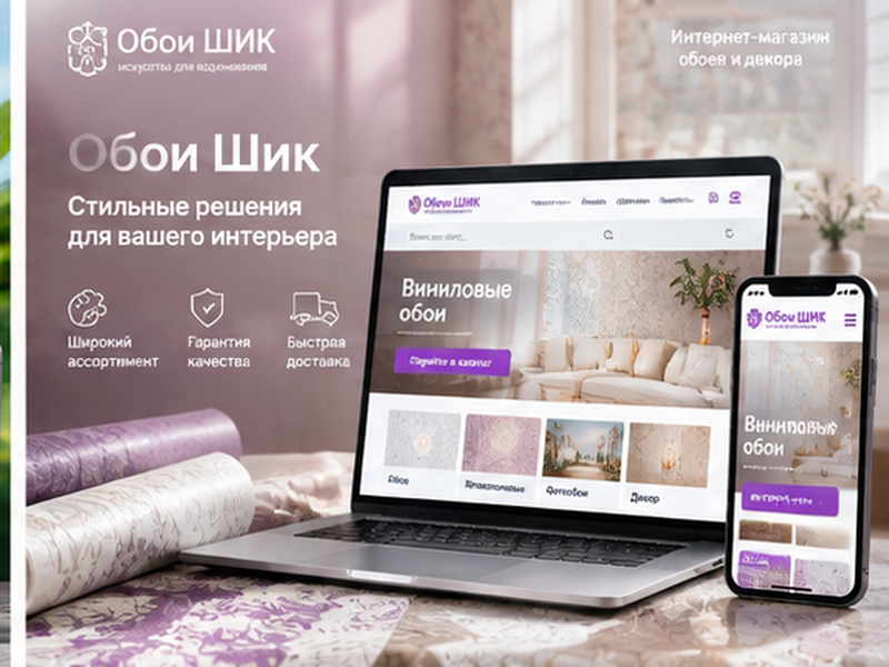 Разработка сайта для интернет-магазина обоев