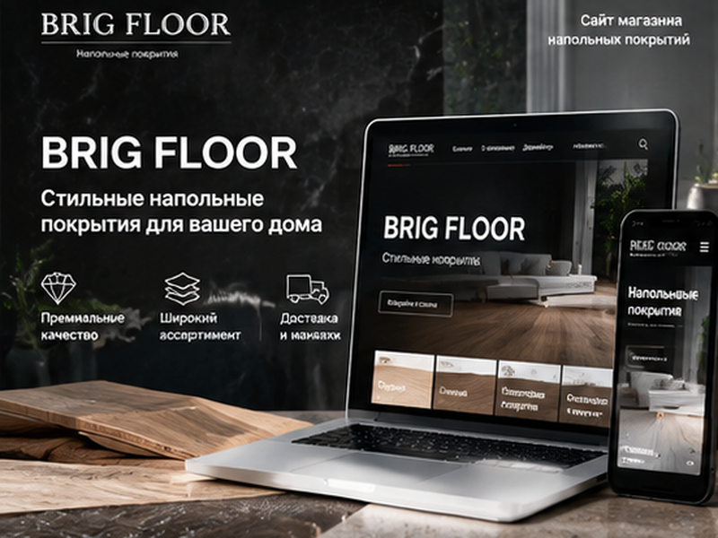 Разработка сайта-каталога продукции Brigfloor