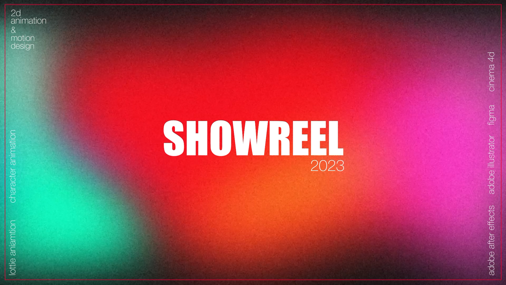 Animation and Motion Design Showreel 2023