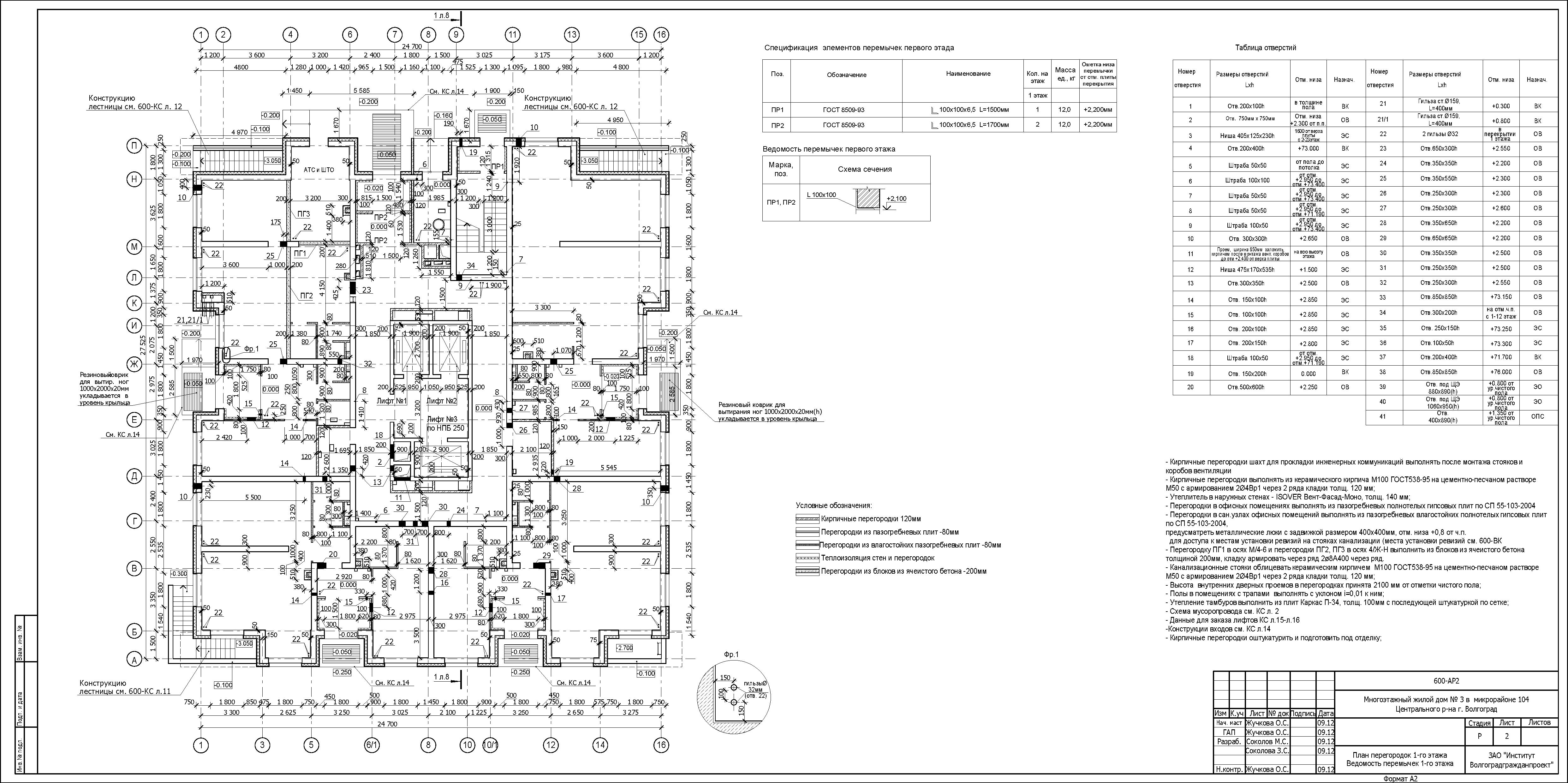 л. 2 План перегородок  1-го этажа.jpg