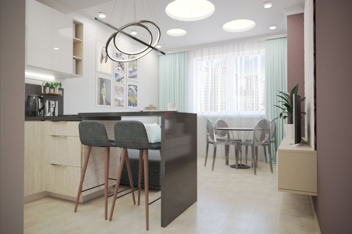 Дизайн проект от 12 до 20 кв. м. Фиксированная цена - 1051757