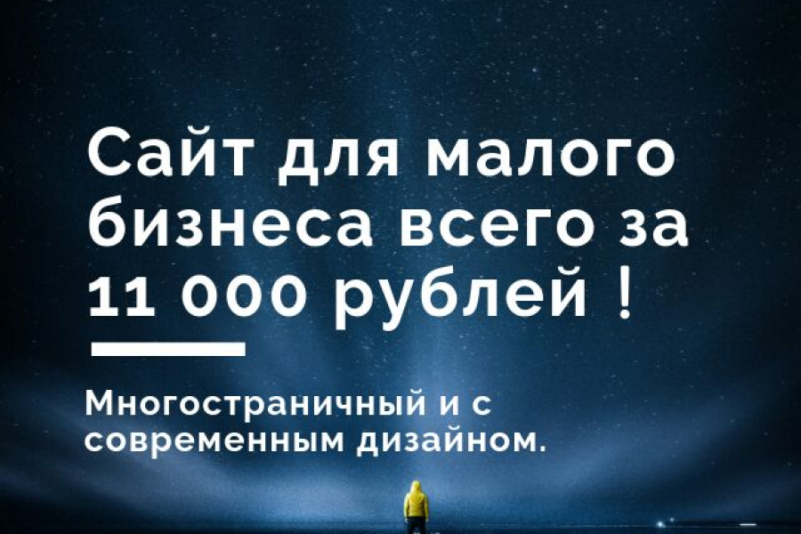 Полноценный сайт для малого бизнеса! 11 000 руб.  за 5 дней.. Антон Рожин