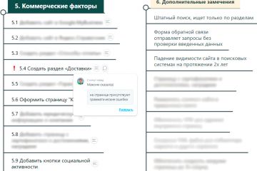Аудит сайта (чек-лист)