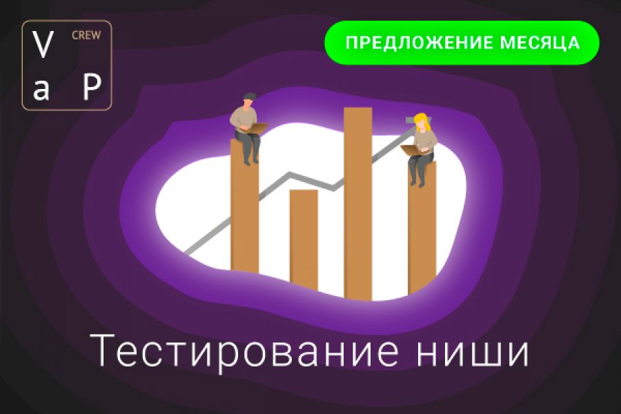 Тестирование ниши/Безопасный старт бизнеса с минимальными вложениями 25 000 руб. за 14 дней.. VAP Команда фрилансеров