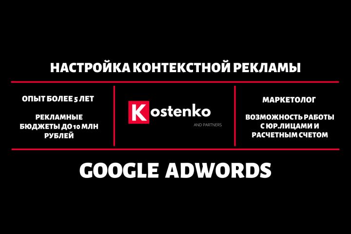 Настройка Google AdWords + 2 недели Оптимизации и Ведения в подарок - 1239811