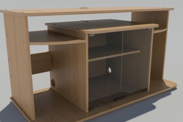 3D модель тумбочки под ТВ
