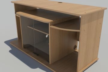 3D модель тумбочки под ТВ