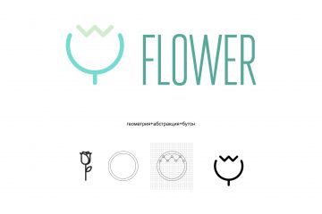 логотип цветок/бутон/роза