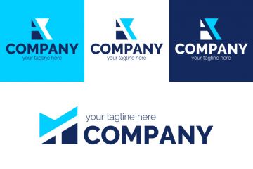 А + К, лого для бизнеса