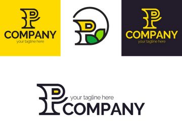 Логотип с буквой Р