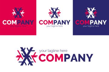 X + снежинка