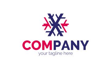 X + снежинка