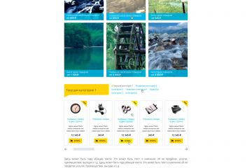 Главная страница интернет-магазина