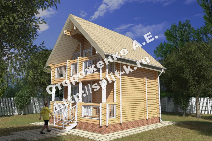 Продаю: Продам оптом 30 готовых проектов деревянных домов -   товар id:879