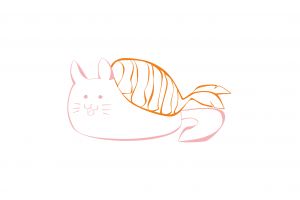 котэ с креветкой(белый фон)