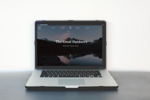 Landing page биография о природе в компьютере