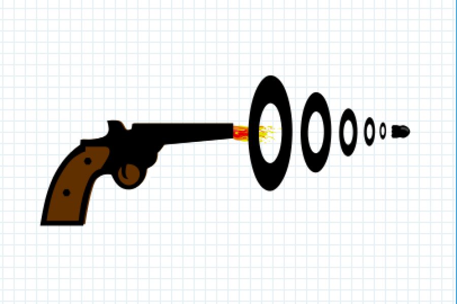 Продаю: Логотип пистолет -   товар id:1603