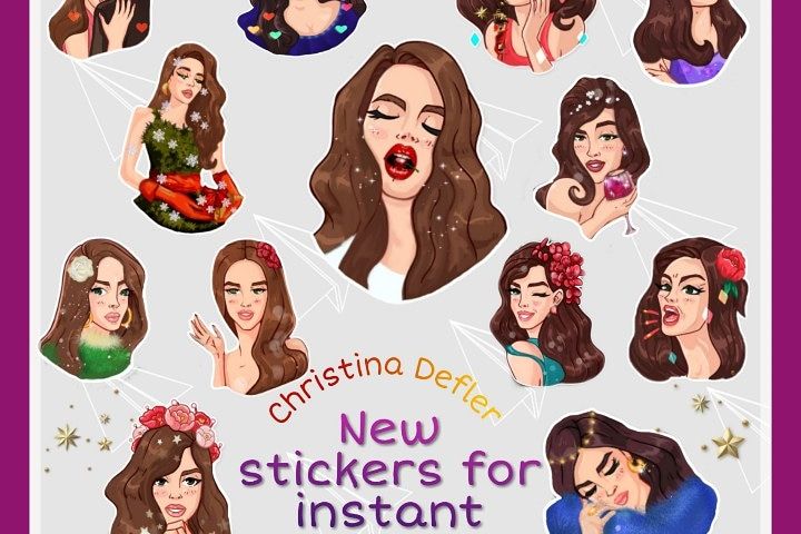 Разработка и рисование стикеров - 1341493