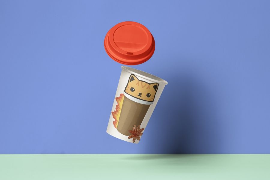 Продаю: Логотип стаканчиков для кофе. -   товар id:1675