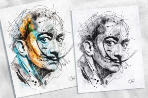 Salvador Dali (ARTmosfera style) для витрины