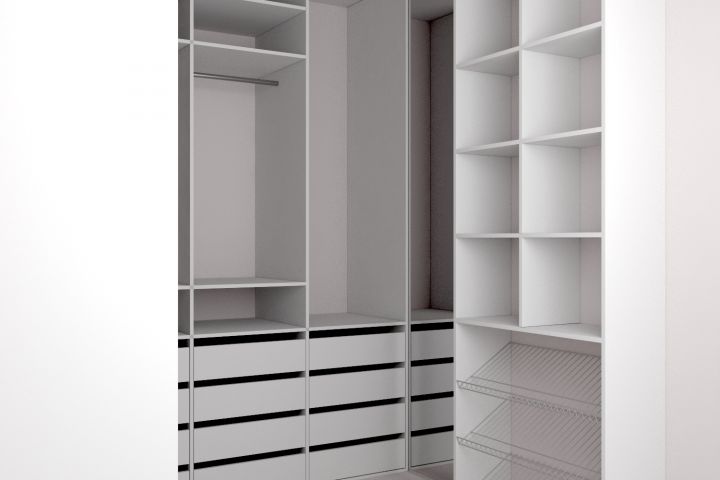 Проектирование гардеробных комнат + 3D Визуализация - 1383377