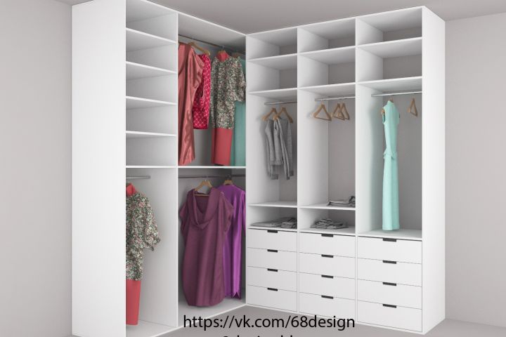 Проектирование гардеробных комнат + 3D Визуализация - 1383379