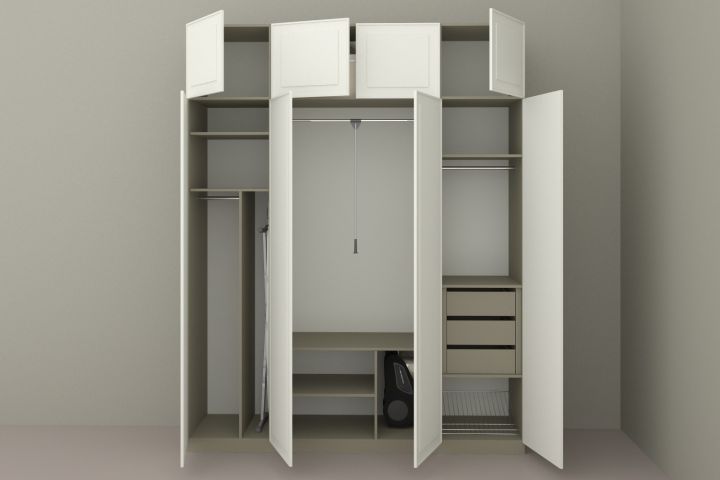 Дизайн, проектирование шкафов для спальни, прихожей и другой корпусной мебели - 1383382