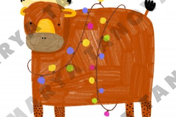 Символ 2021 для открытки!