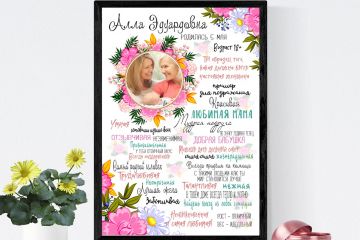 постер для мамы, бабушки