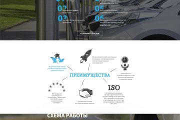 Продаю: Лендинг для компании грузо перевозок