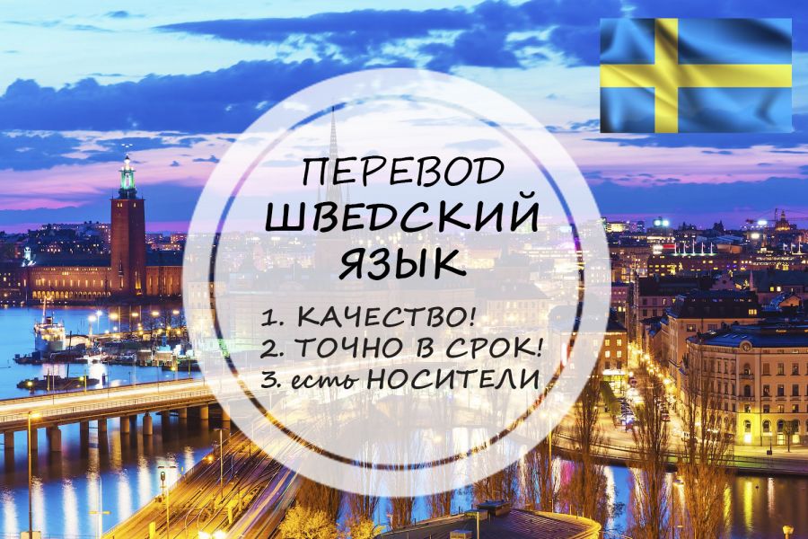 Перевод со шведского и на шведский 900 руб. за 2 дня.. Юлия Шведчикова