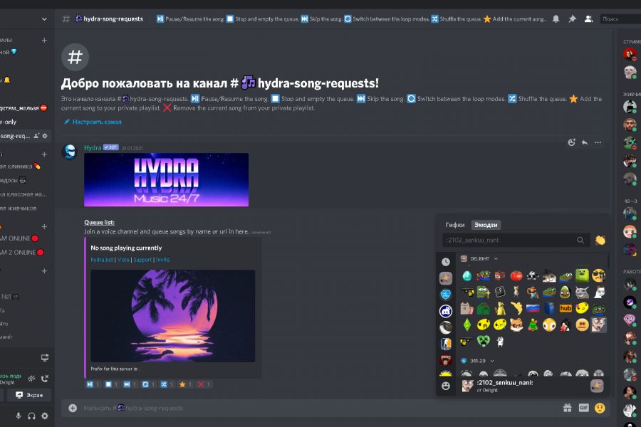 Оформление discord