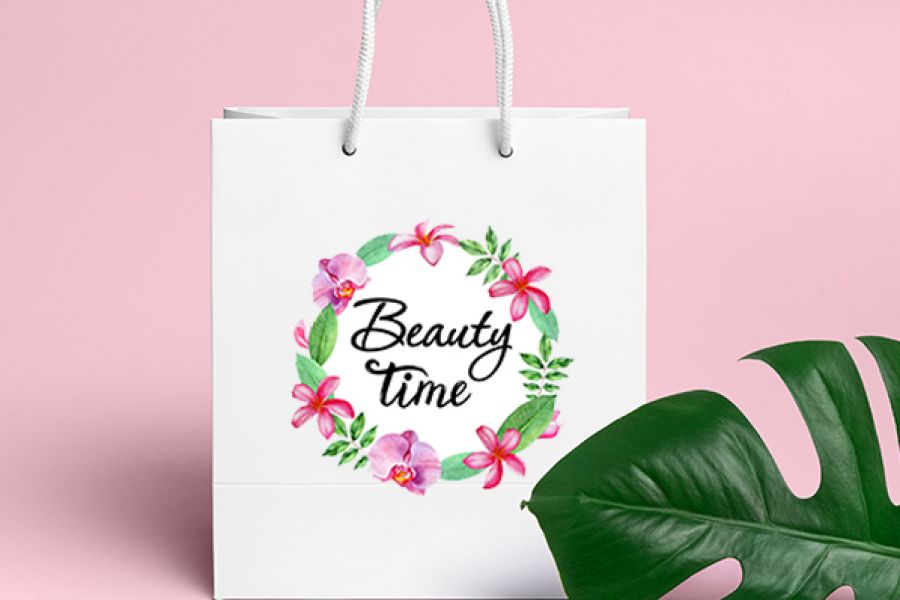 Продаю: Акварельный логотип Beauty time