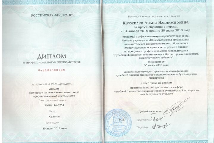 Бухгалтерская, экономическая экспертиза - 1457954