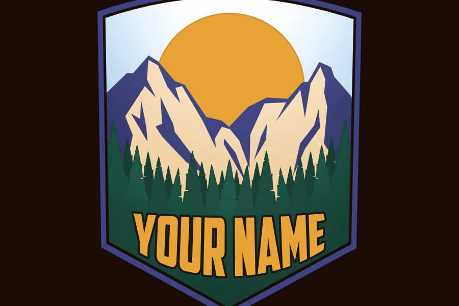 Продаю: логотип горы, закат, рассвет -   товар id:3157