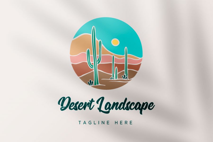 Продаю: Desert landscape logo -   товар id:3245