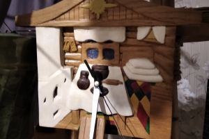 деревянные часы