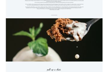 лендинг  ресторана