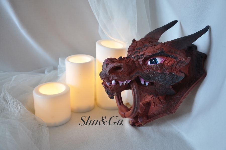 Продаю: Декор 3D печать. Дракон, львы, марсианка -   товар id:3557
