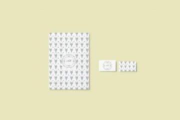 Логотип + бесшовный узор