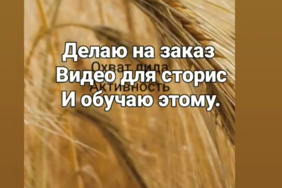 Видео для ваших сторис. 1 000 руб.  за 1 день.. Людмила Глущенко