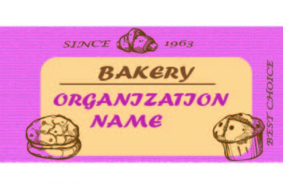 Продаю: ADVERTISING BANNER FOR BAKERY SHOP -   готовая работа на продажу :3859