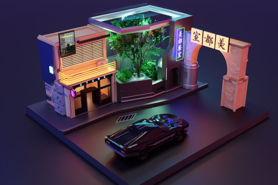 Продаю: 3D-модель Cyberpunk City -   товар id:3902