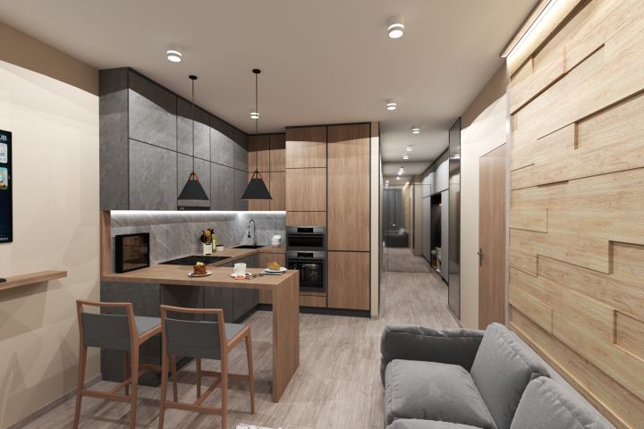 Полный дизайн проект квартиры - 1514377