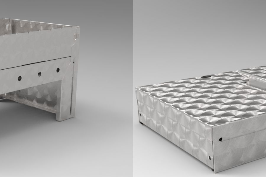 Продаю: 3D-модель Мангал-чемодан -   товар id:4212
