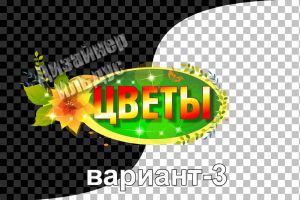 Логотип цветы вариант-3