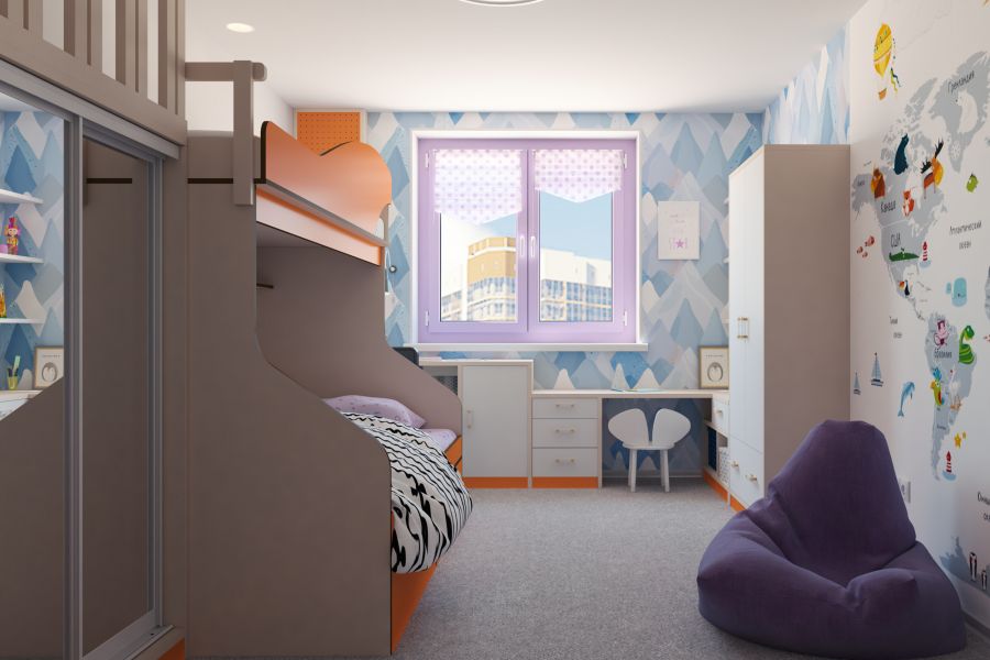 Дизайн детских комнат 1 200 руб. за 10 дней.. Мария Лодзева